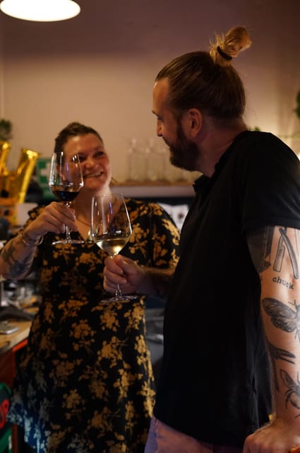 8-Tier Hungarian Wine Tasting in a Cozy Downtown Wine Bar - The light red and three fuller reds