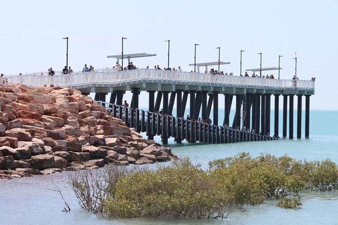 Afternoon Broome Town Tour including Beer Tasting & Sunset Drinks - Gantheaume Point and red rock beside the Indian Ocean