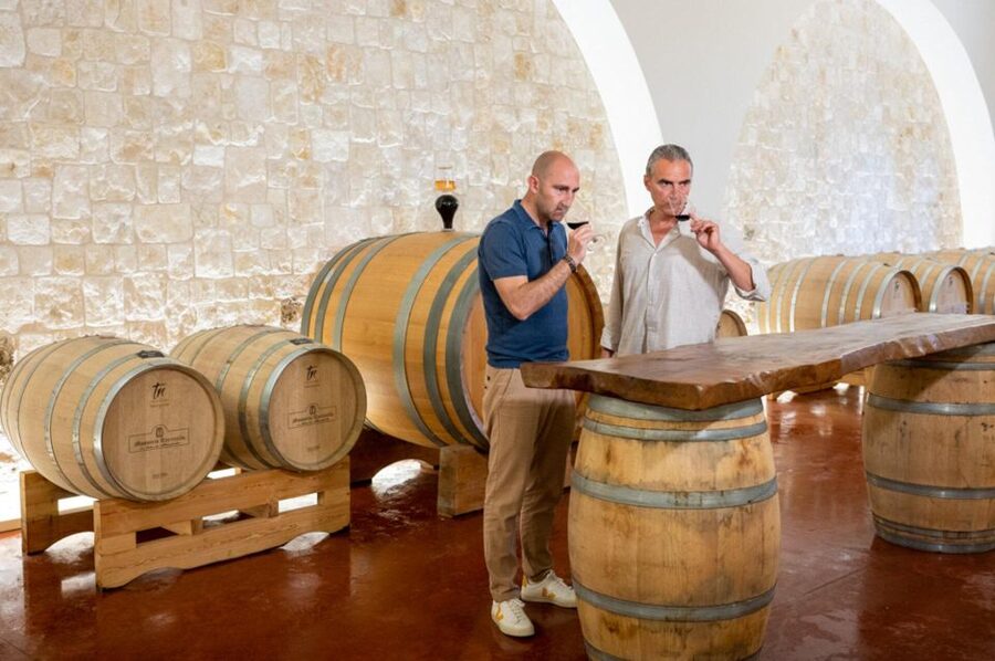 Alberobello: Winery Tour with Wine and Food Tasting - Arriving outside Alberobello