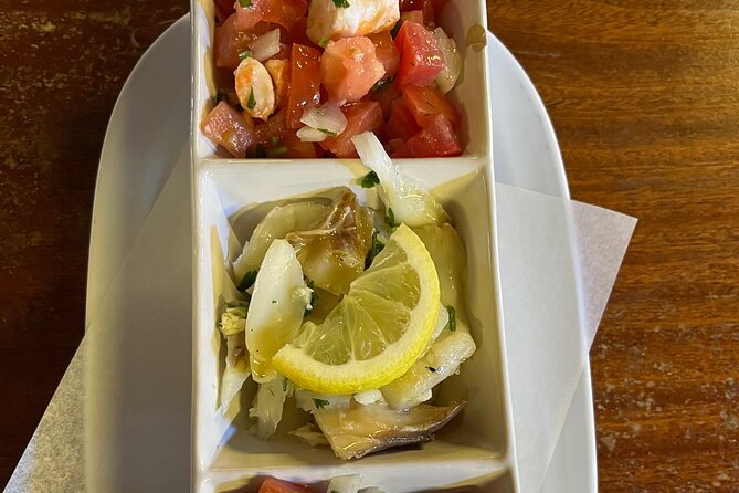 Albufeira Food Experience: Land & Sea Tapas w/ Wines - A single venue, not a walking food crawl