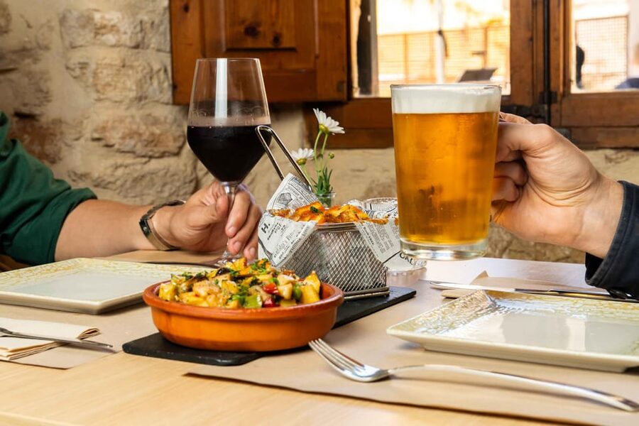 Alcudia: Self-Guided Gourmet Tapas and Wine Tour - Stop two: a short walk and a second local plate