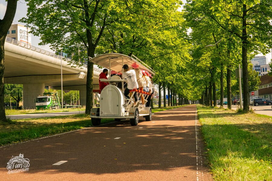 Amsterdam: Dutch Prosecco Party Bike - Prosecco, Music, and the Social Side