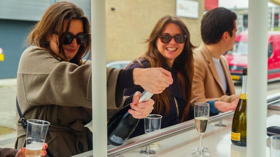 Amsterdam: Dutch Prosecco Party Bike - Is $37 a Fair Price?