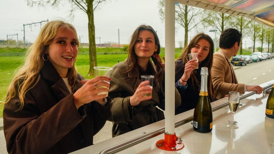 Amsterdam: Dutch Prosecco Party Bike - Who Will Enjoy This Most