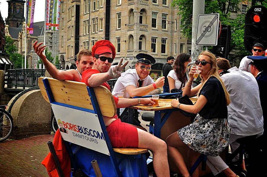 Amsterdam: Guided Beer Bike or Prosecco Bike Tour - Should you book this party bike?