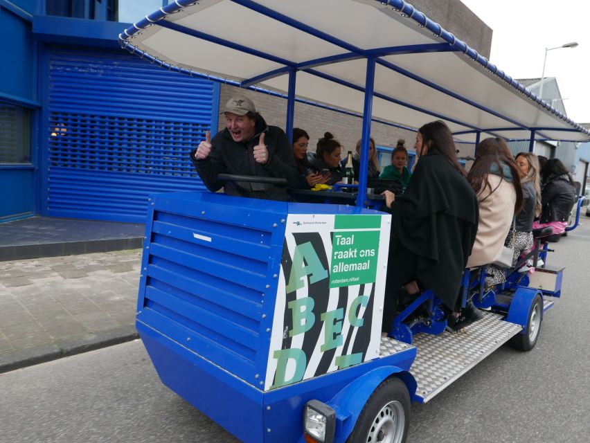 Amsterdam: Guided Beer Bike or Prosecco Bike Tour - Mu, the games, and the social side