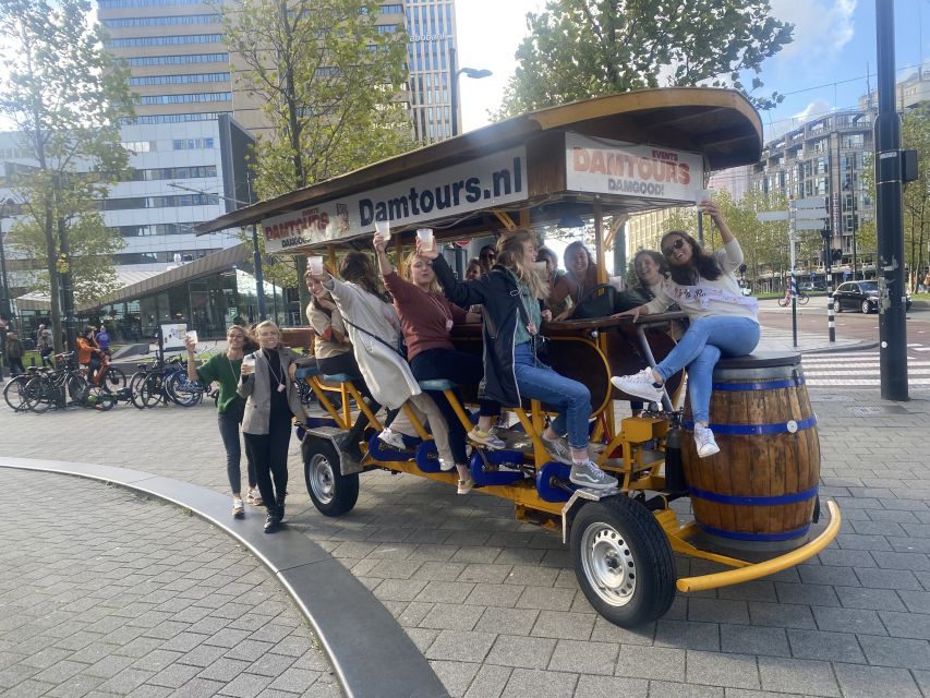 Amsterdam: Guided Beer Bike or Prosecco Bike Tour - Starting at Sloterdijk under the viaduct