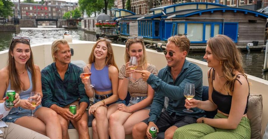 Amsterdam: Red-Light District Pub Crawl and Booze Boat Tour - The 8:00 PM shot period and the first bars