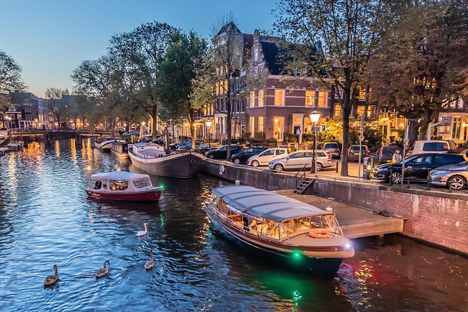 Amsterdam Small-Group Evening Canal Cruise Including Wine, Craft Beer, Cheese - The boat, seating, and group size