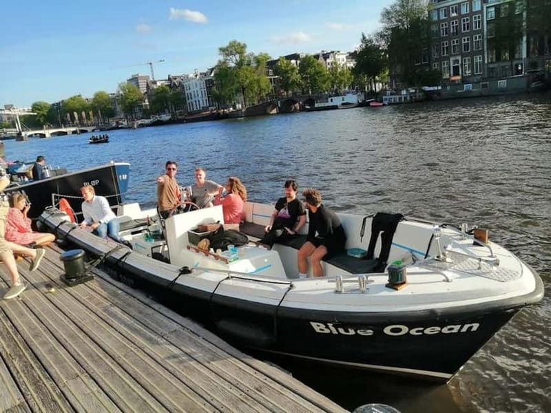 Amsterdam: The Bulldog Boat Smoke and Booze Cruise - Smoking, drinks, and snacks on board