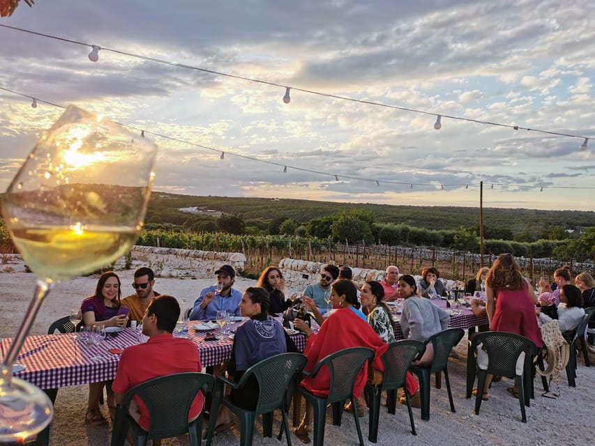 Apulia: Guided Wine Tasting with Local Appetizers - A vineyard setting in the Itria Valley
