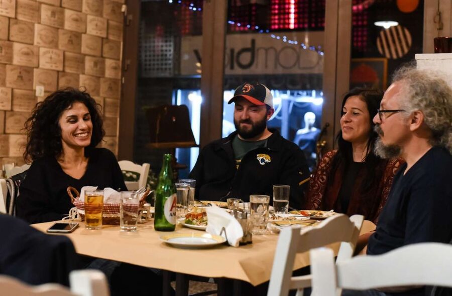 Athens: Premium Food and Wine Tasting Tour in the evening - Walking through Athens after dark