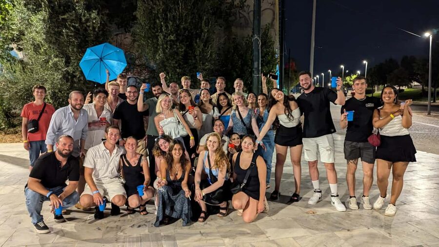 Athens Pub Crawl with 1hr Open Bar & VIP Nightclub Access - Timing, Group Size, and Practical Comfort