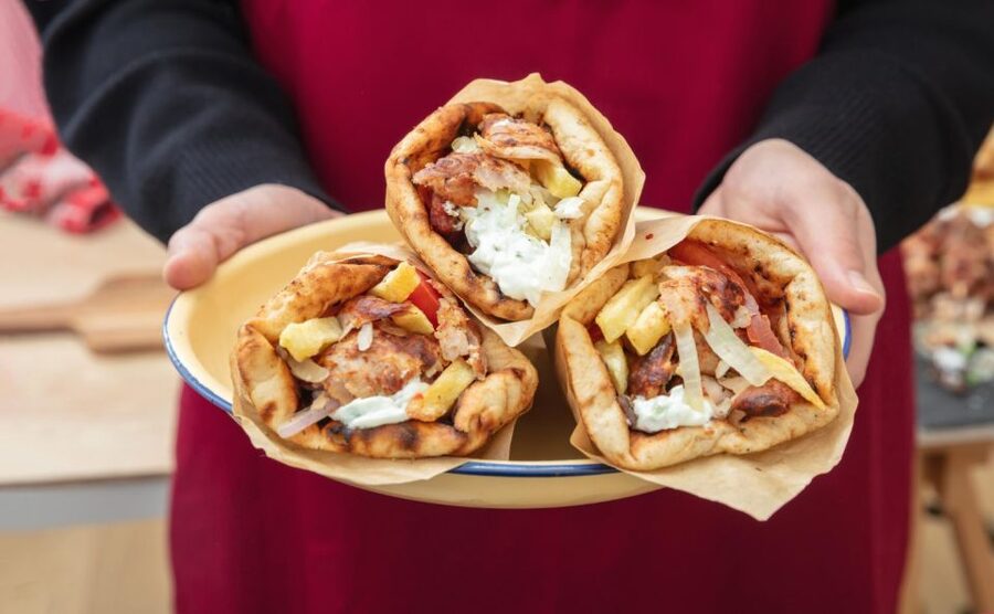 Athens: Street Food Tasting Tour - Souvlaki with a drink in the city center
