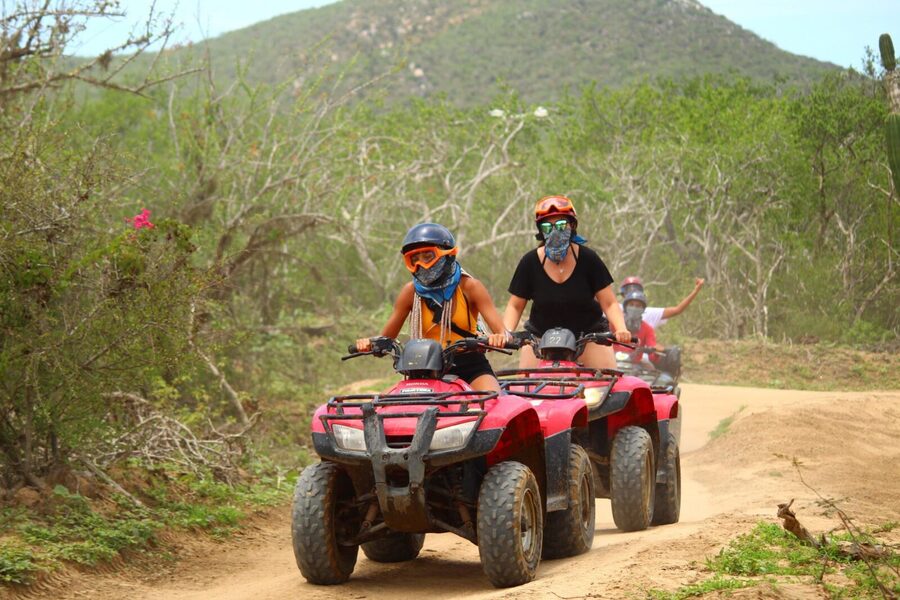 ATV, Beach and Desert Adventure with Tequila Tasting - Tequila tasting at the 360-degree palapa
