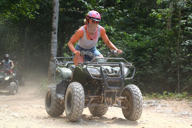 ATV Ziplines, Cenote, Lunch, Horseback Riding and Tequila Tasting - Four ziplines and the hanging bridges