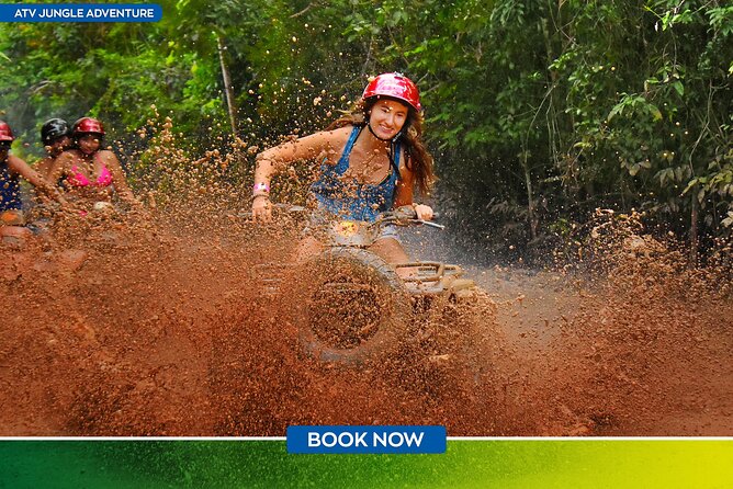 ATV, Ziplining & Cenote Tour, Transportation & Tequila Tasting - Five canopy ziplines and three rope bridges