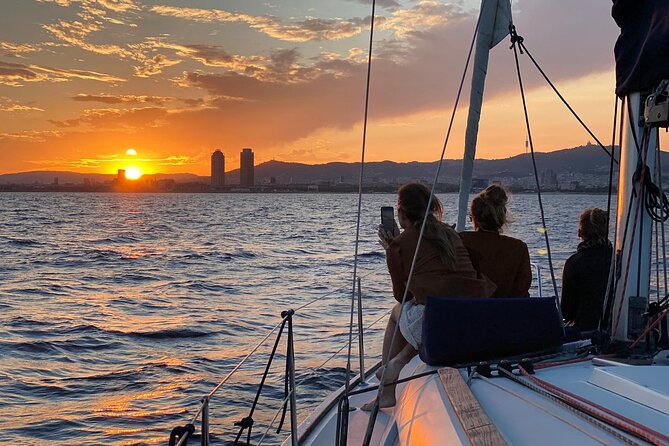 Barcelona 2-hour Private Boat Tour with Cava and snacks - Swimming, floats, and changing sea conditions