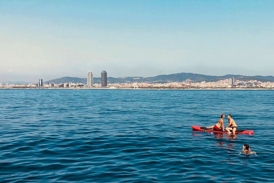 Barcelona: Coastline Boat Trip with Snacks and Cava - The crew can make or break the experience