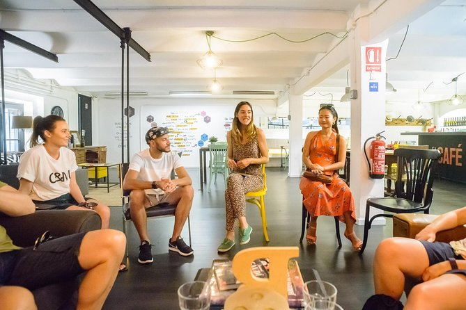 Barcelona E-Bike Small Group Tour with Tapas & Wine Tasting - The tapas and wine finish