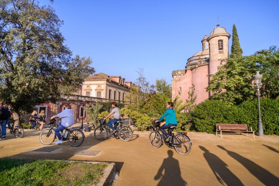 Barcelona eBike Tour with Wine and Tapas Experience - Along Barceloneta and toward the sea
