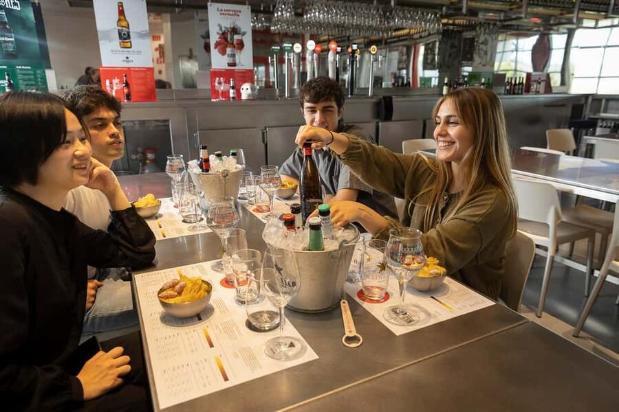 Barcelona: Estrella Damm Brewery Guided Tour with Tasting - The bottling plant and the limits of a working factory