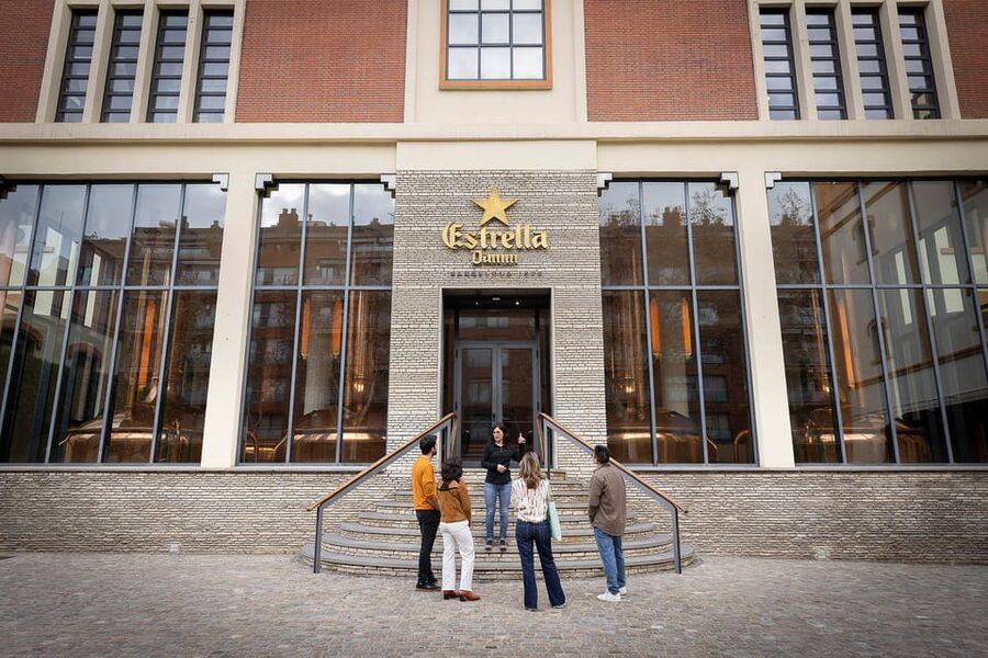 Barcelona: Estrella Damm Old Brewery Tour with Tasting - Entering Barcelona’s Old Estrella Damm Brewery