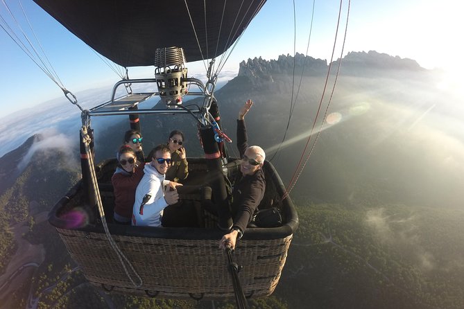Barcelona: Montserrat Hot Air Balloon Ride with Champagne Toast - What you actually see around Montserrat