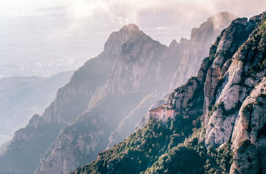 Barcelona: Montserrat Tour with Lunch & Wine Tasting Option - Entering the monastery and basilica