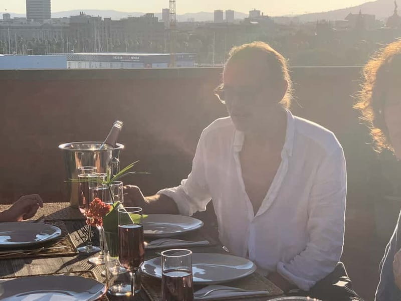 Barcelona: Paella Seafood Master Cooking Class with Sangria - Dinner above the old port