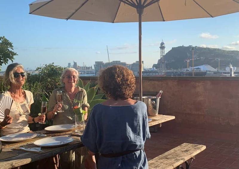 Barcelona: Paella Seafood Master Cooking Class with Sangria - Timing, meeting point, and cancellation