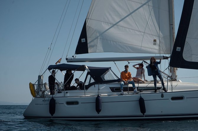 Barcelona Private Sailing Trip with unlimited drinks and snacks - Swimming and snorkeling near Montgat Beach