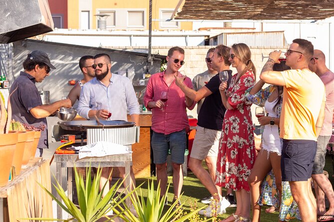 Barcelona Rooftop Paella Cooking Class with Sangria & Local Host - Arriving at Passatge de Coll in Sant Martí