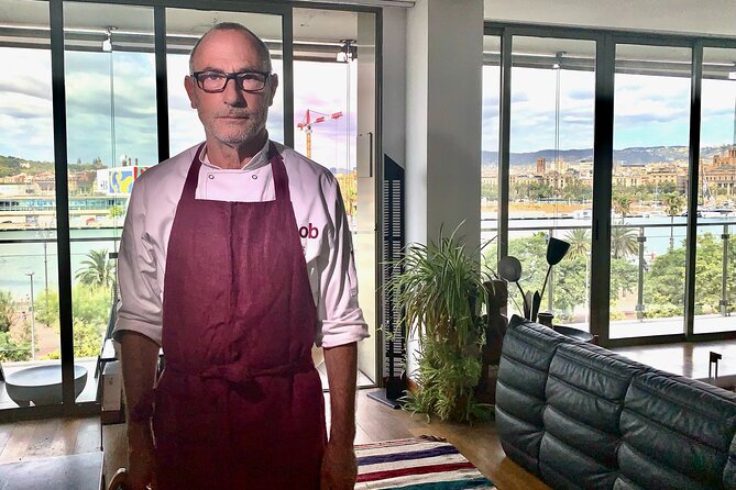 Barcelona: Rooftop Tapas & Sangria class with a Local Chef - Moving from the kitchen to the rooftop