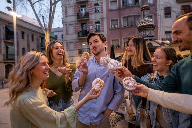 Barcelona Side Streets Tapas & Wine Tour - Stop one: wine from a porrón and Catalan comfort food