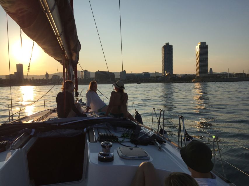 Barcelona: Sunset Sailing Experience with Snacks and Cava - Setting out from Port Olimpic