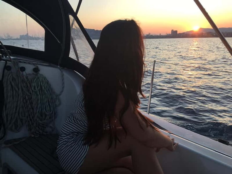 Barcelona: Sunset Skyline Cruise with Cava and Snacks - The upper deck warning you should take seriously