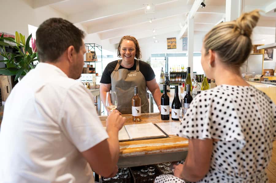 Barossa Valley: Maggie Beer's Wine Tasting & Cheese Platter - The cheese platter and full glass