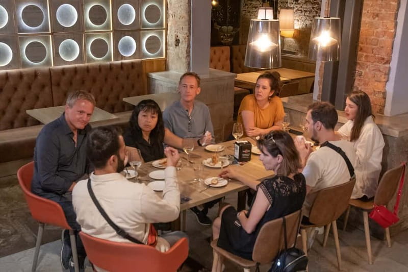 Bilbao: Basque Food Tour and Wine Tasting with Guide - Stops four and five: a meal disguised as a walk