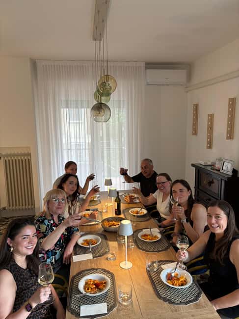Bologna: 3 Pastas, Tiramisu and Unlimited Wine Tasting - Making tortelloni, tagliatelle, and maccheroni