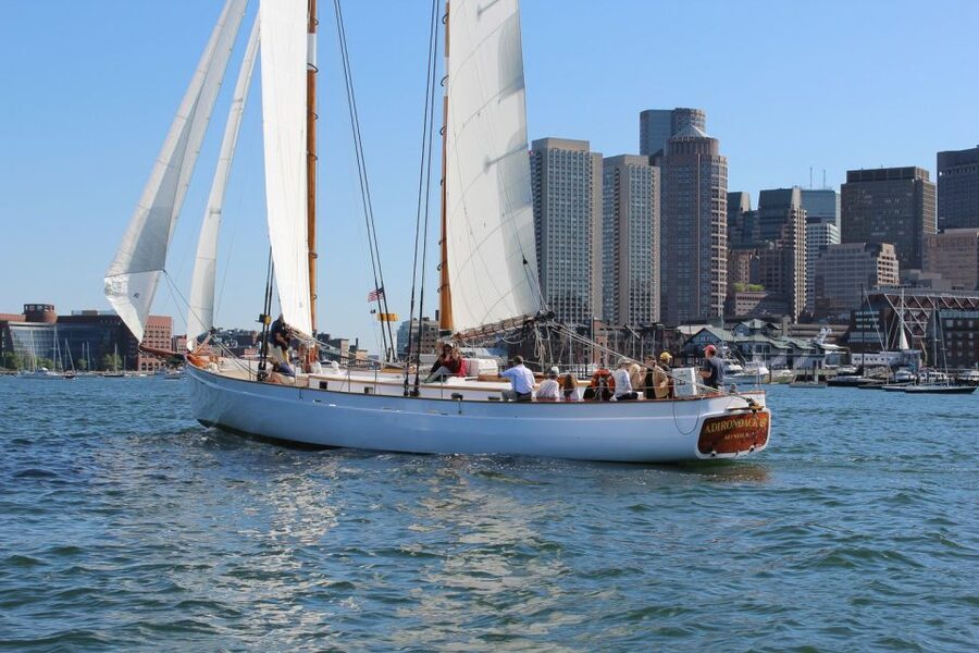 Boston: Harbor Champagne Sunset Sail from Rowes Wharf - Sunset, drinks, and the practical catch