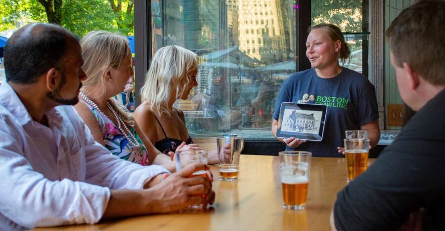 Boston: History Pub Crawl Tour Along the Freedom Trail - Starting beside Samuel Adams at Faneuil Hall