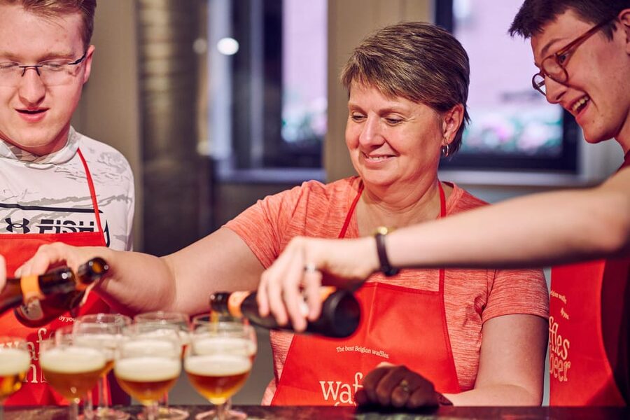 Brussels: Belgian Waffle Making Workshop with Beer Tasting - Key points at a glance