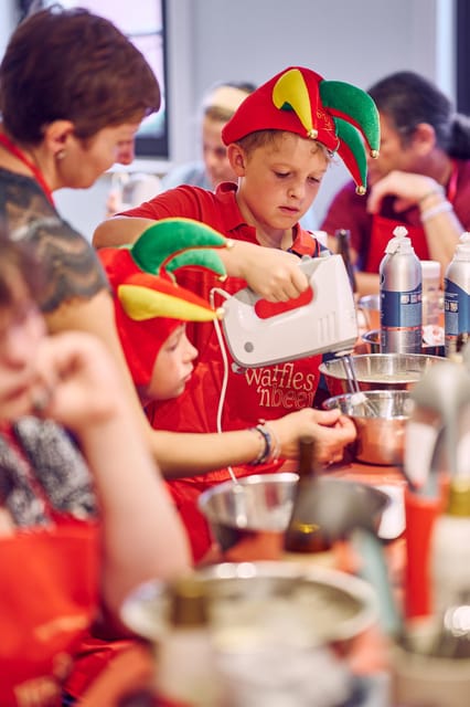 Brussels: Belgian Waffle Making Workshop with Beer Tasting - A good Brussels activity for mixed groups