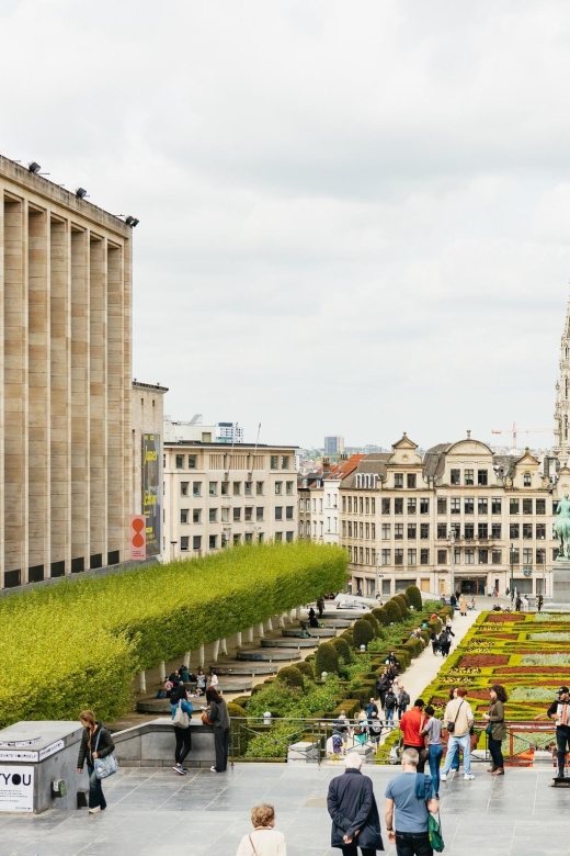 Brussels: City Highlights Walking and Tasting Tour - Mont des Arts and the city view