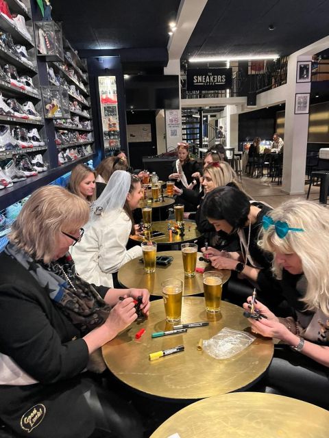 Brussels Tipsy Tour: Cocktail Making, Painting & Chocolates - Walking between Brussels bars