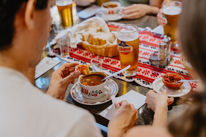 Budapest Food Tour: Market to Tavern with 14+ Tasters & Wines - Wine, beer, pálinka, and the evening departure