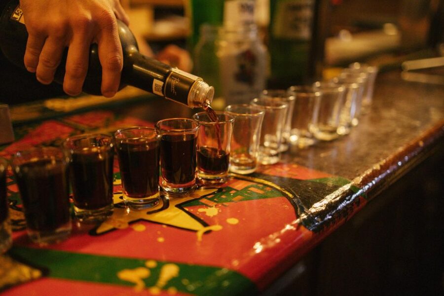 Budapest: Guided Bar Crawl Walking Tour - Király utca 56 and Hungarian drinks