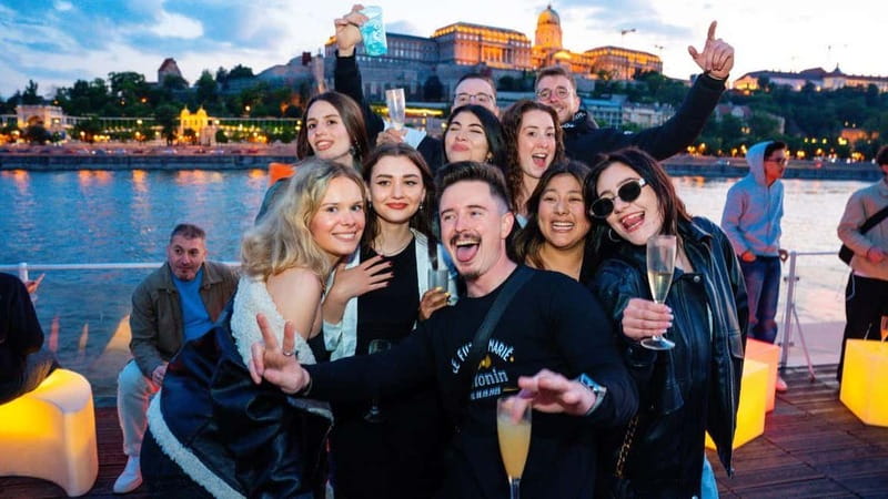 Budapest: Sip and Sail River Cruise with Unlimited Prosecco - Parliament, Margaret Bridge, and the northern view