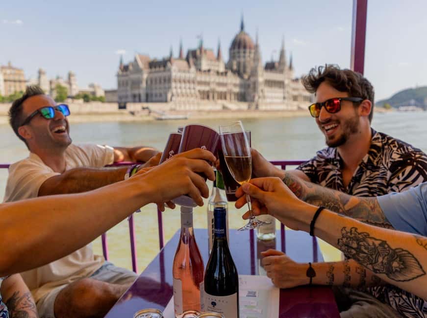 Budapest: Sunset Cruise with 2 Cocktails - Boarding at Dock 11 Beside Elizabeth Bridge